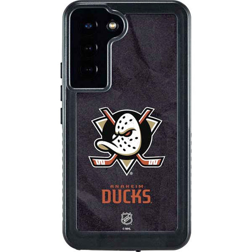NHL Anaheim Ducks Distressed Galaxy S24 Plus Waterproof Case